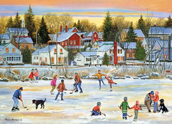 Evening Skating Puzzle by Eurographics - 1000 Pieces