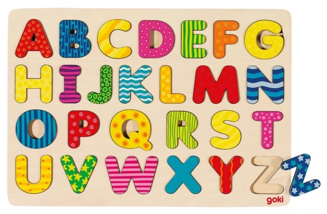 Goki Alphabet Puzzle - Uppercase Letters