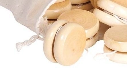 Natural wooden yo-yo