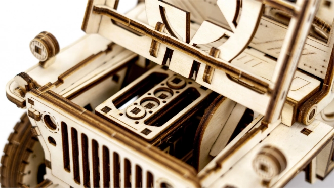 Wooden 3D Puzzle Jeep 4x4