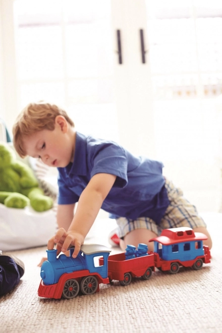 Blue Train Set from Green Toys