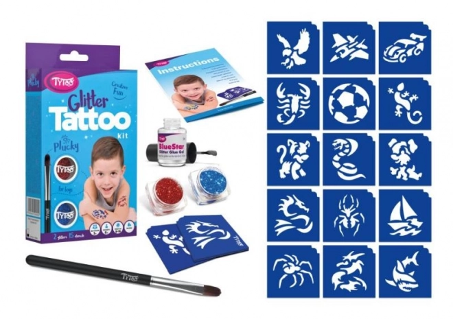 TyToo Glitter Tattoo Set for Boys