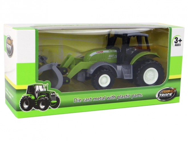 Green Crocodile Farm Tractor Excavator Toy