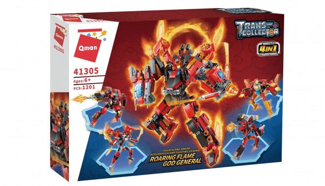 Qman Roaring Flame God General Set