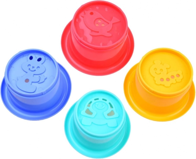 Učenje skozi igro z barvitimi lončki