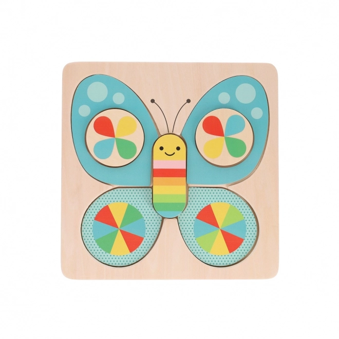 Wooden Butterfly Puzzle by Petit Collage