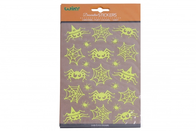 Glow in the Dark Spider Wall Stickers for Halloween