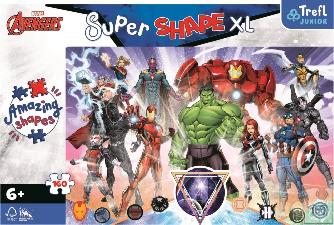 Avengers XL Super Shape Puzzle 160 Pieces