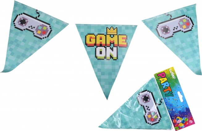 Bandiere per festa GIOCO 16 × 20 cm, 8 pz