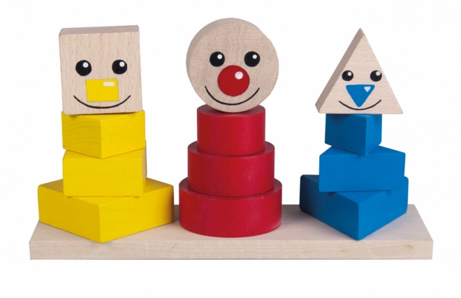 Colorful Stacking Pyramid for Kids