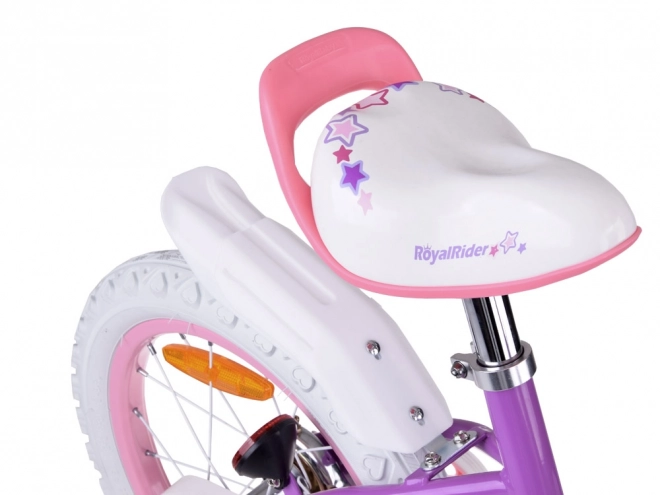 Blue Star Girl Kids Bicycle 14" – Purple