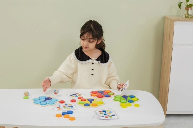 Colorful Peacock Wooden Game