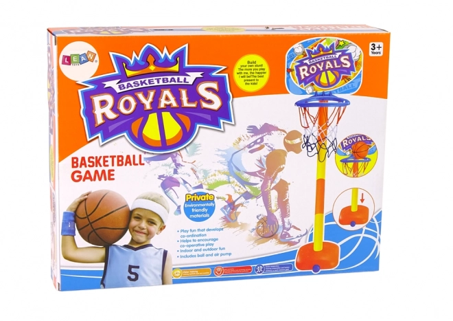 Children's Basketball Hoop Set with Stand and Pump