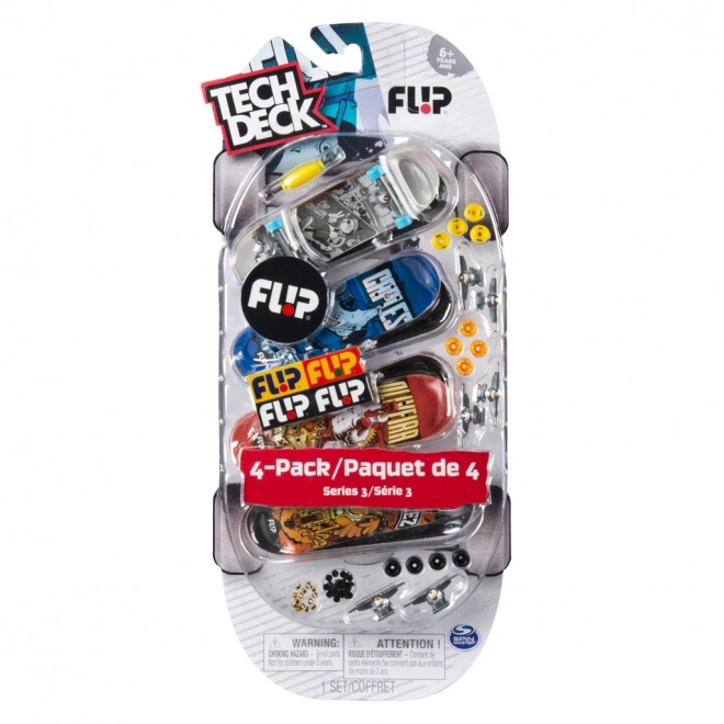 Tech Deck Fingerboard Set 4-Pack Assortment