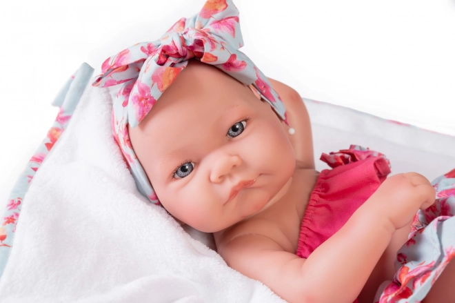 Realistic Baby Doll with Vinyl Body - 42 cm