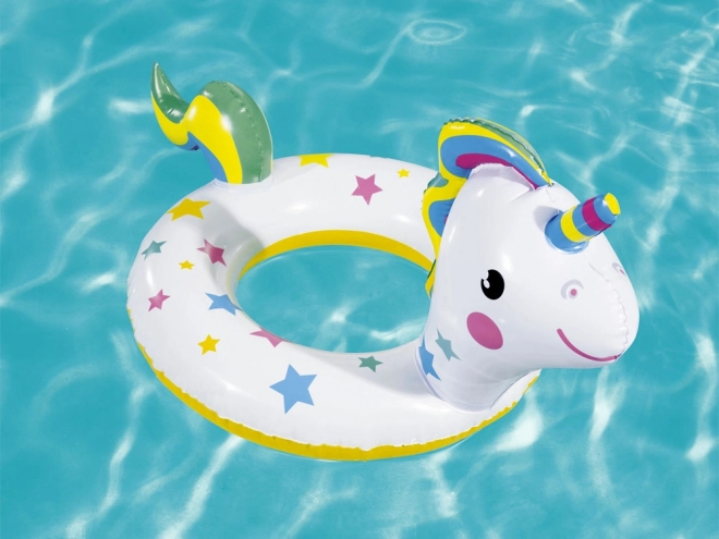 Inflatable Unicorn Swimming Ring – white