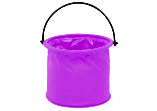 Multifunctional Foldable Purple Water Bucket