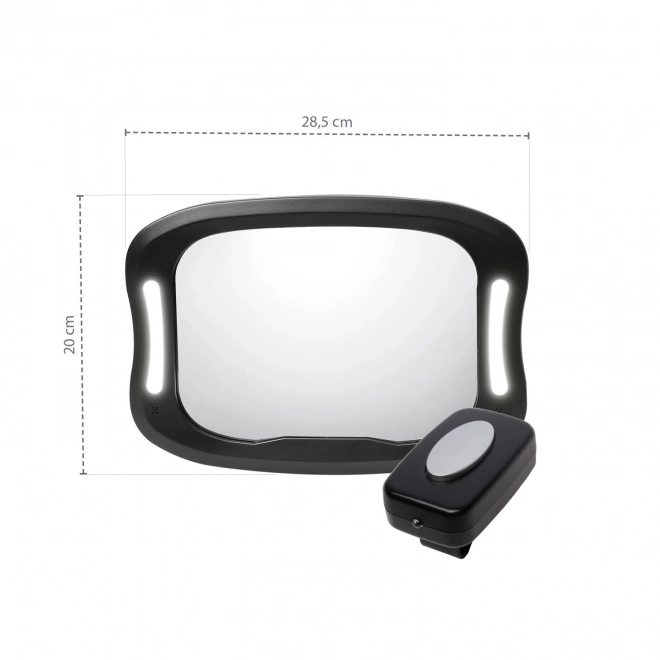 Mirror with LED Lighting for Baby Car Seats