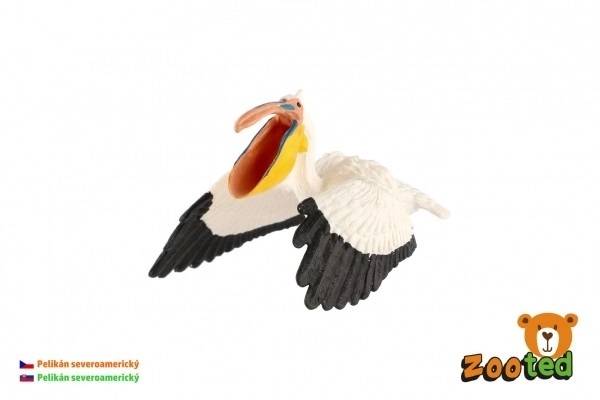 North American Pelican Plastic Figurine 9cm