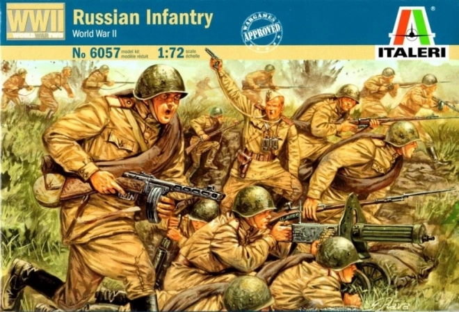 Russian Infantry Toy Soldiers Set