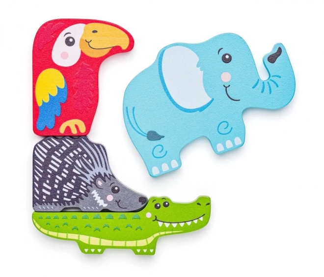 Exotic Animals Shape Puzzle