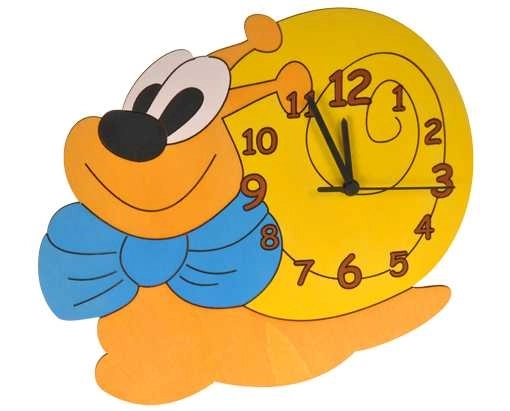 Dodo Children's Wooden Snail Clock