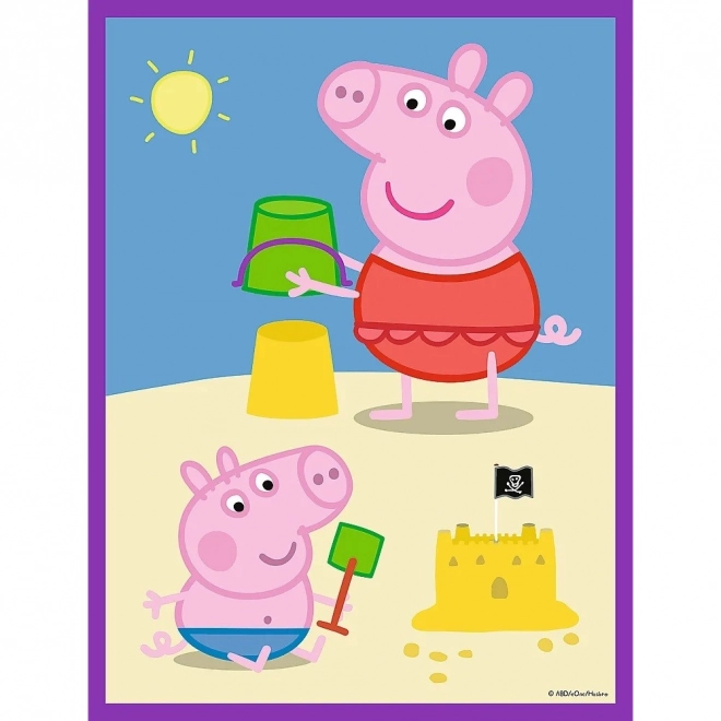 Trefl Double-Sided Puzzle Peppa Pig Hello Baby Maxi