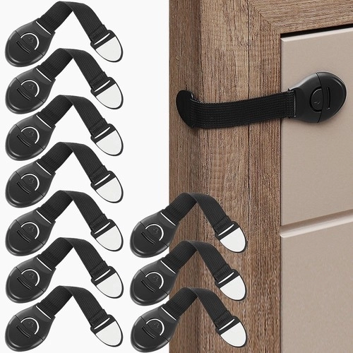 Cabinet Safety Lock Set – black