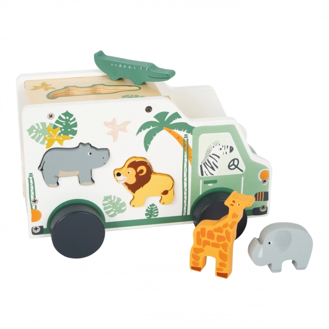 Small Foot Safari Shape Sorter Car