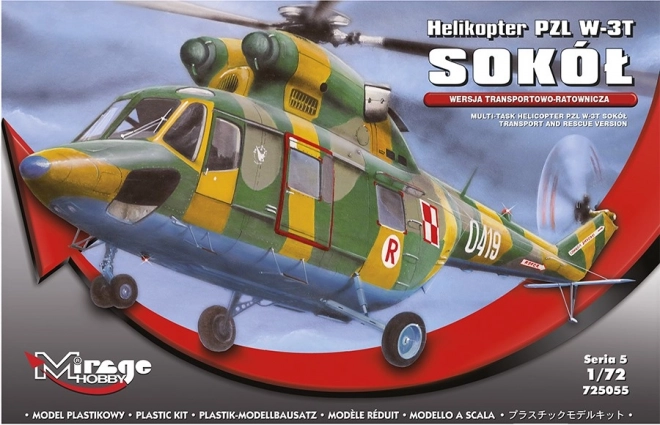 Plastic Model Helicopter PZL W-3T Sokół