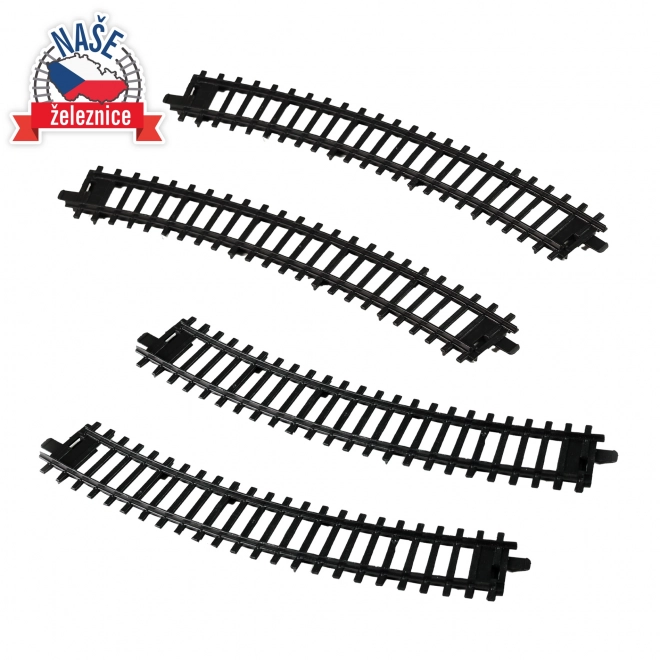 Curved Train Tracks Set