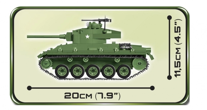 World War II M24 Chaffee Tank Building Set