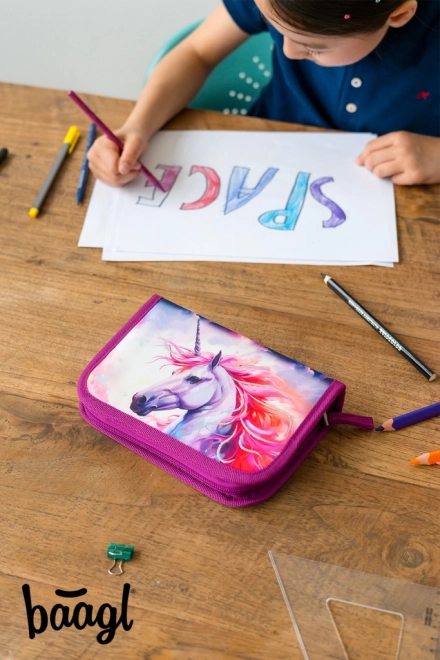 Unicorn Kingdom School Pencil Case