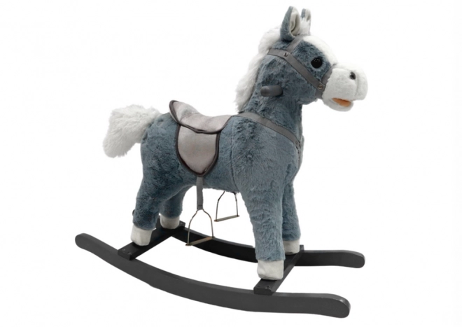 Rocking Horse with Sounds Gray