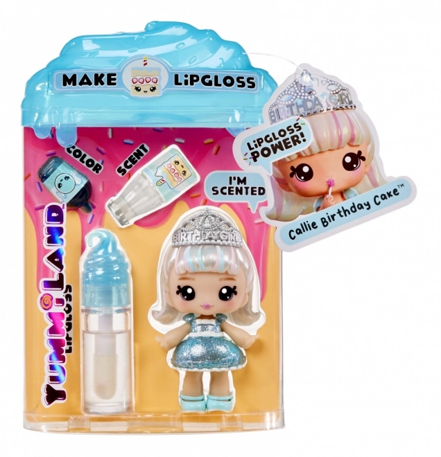 Yummiland Lip Gloss Doll - Callie Birthday Cake