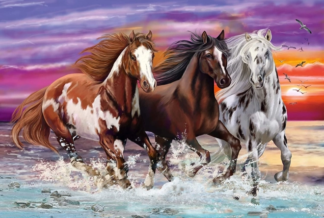 Schmidt Puzzle Wild Horses 200 Pieces