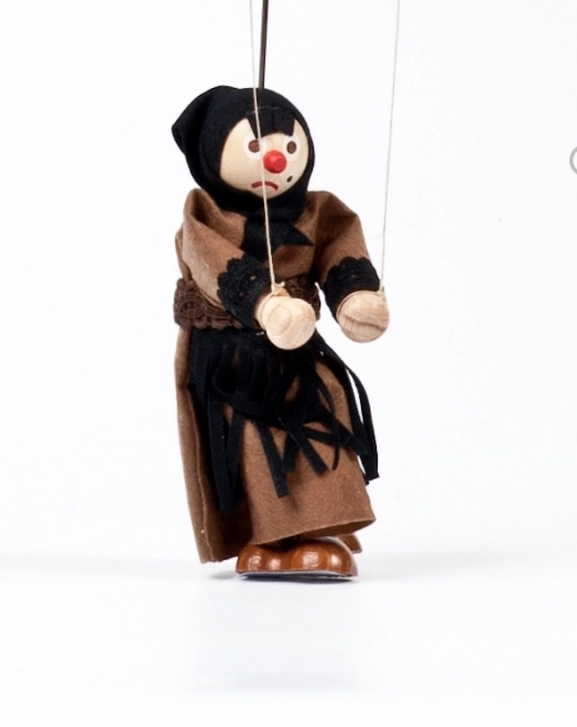 Wooden Puppet Witch Dorota