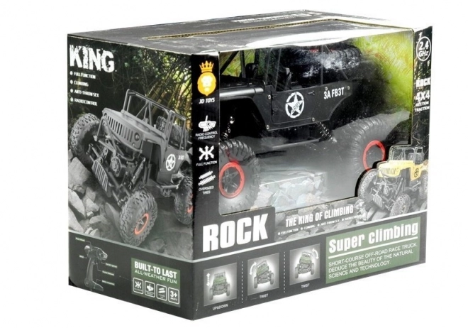 Remote Control Jeep Toy Car Black