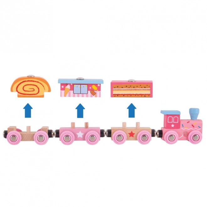 Sweet Express Train Set with 3 Tracks