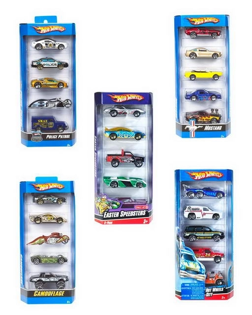 Hot Wheels Five Car Set