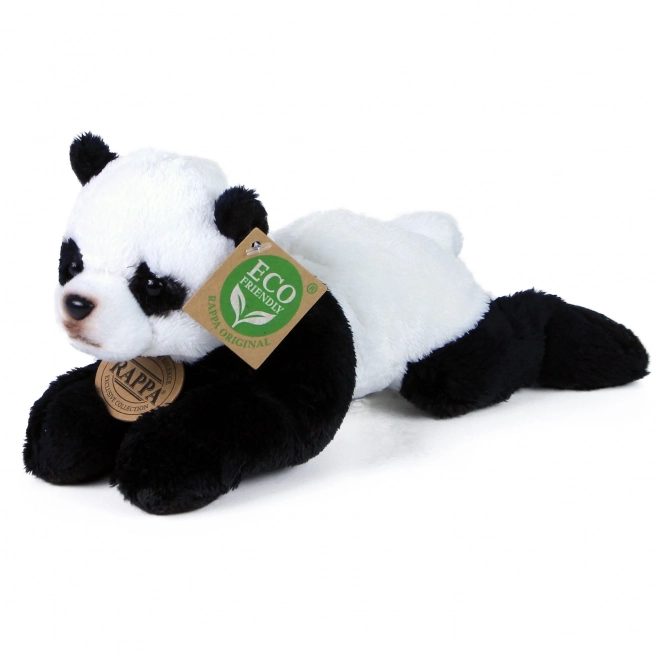 Plush Lying Panda 18 cm Eco-Friendly