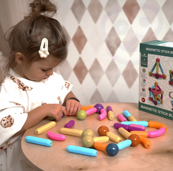 Woopie Magnetic Construction Set Educational Large 28 pcs
