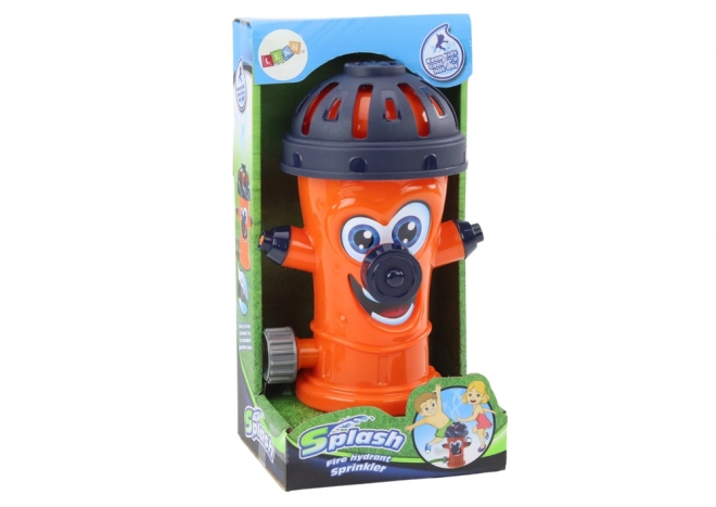 Orange Garden Water Sprinkler Fountain Toy