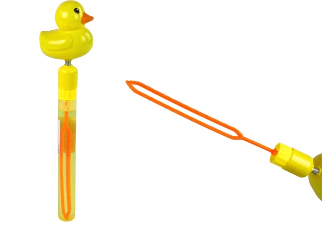 Yellow Duck Soap Bubbles with Sound