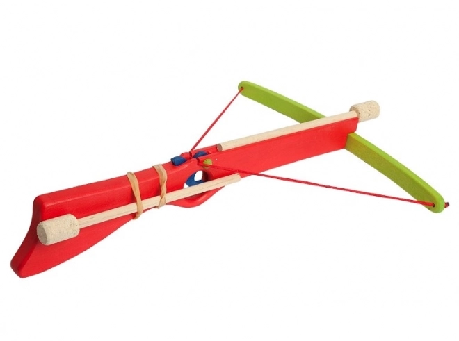 Red Wooden Crossbow