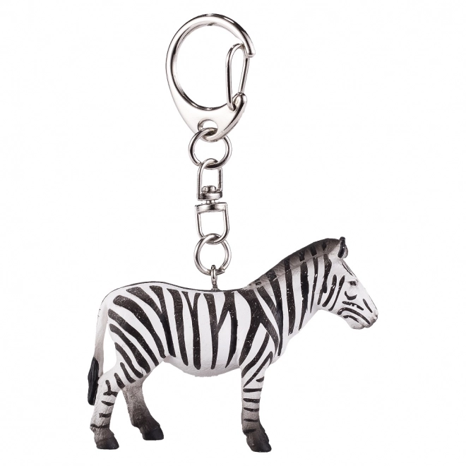 Mojo zebra keychain