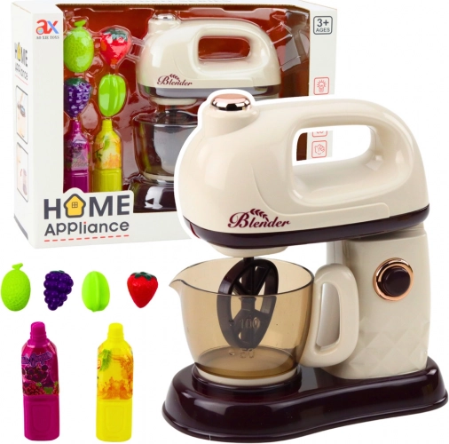 Children's Kitchen Mixer with Fruit and Light and Sound Effects White