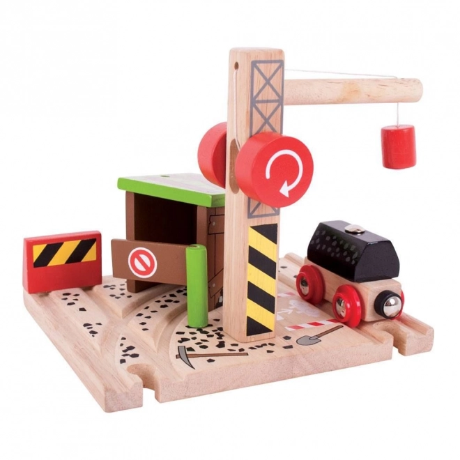 Coal Mine with Crane Playset