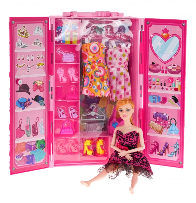 Doll with Wardrobe and Accessories