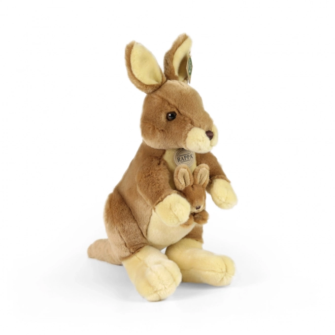 Plush Kangaroo with Joey Eco-Friendly